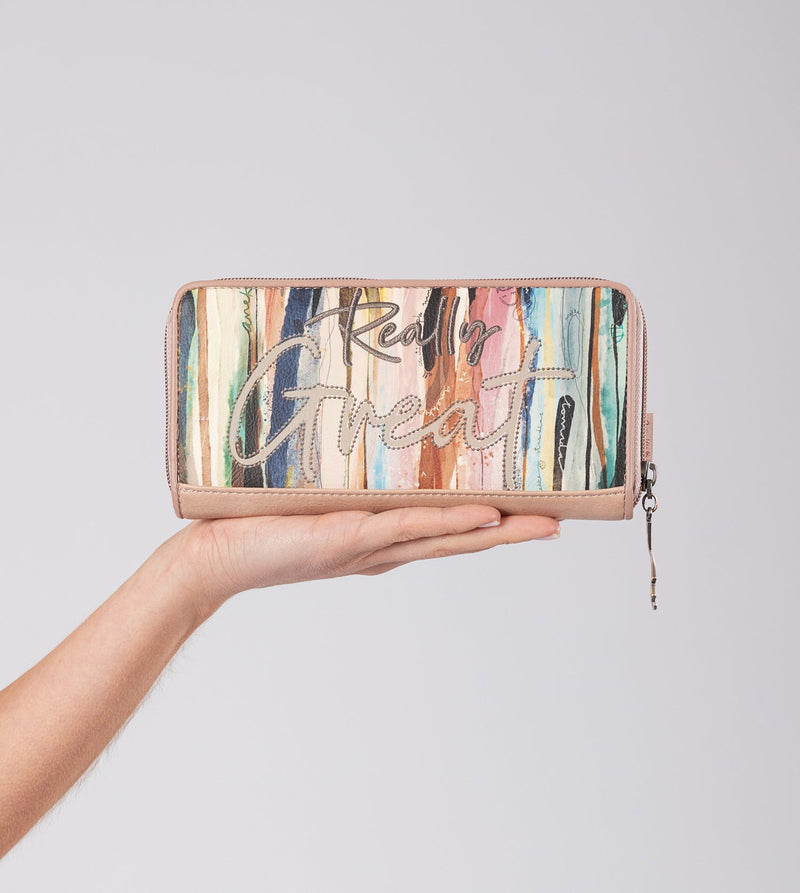 Studio nude extra-large RFID wallet