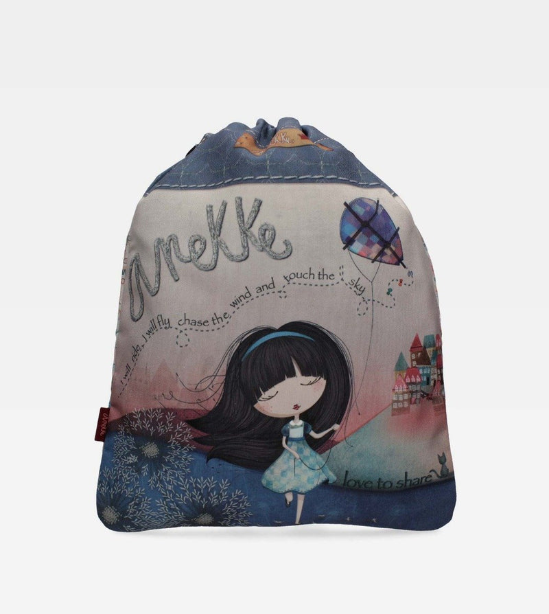 Basic sack in blue tones