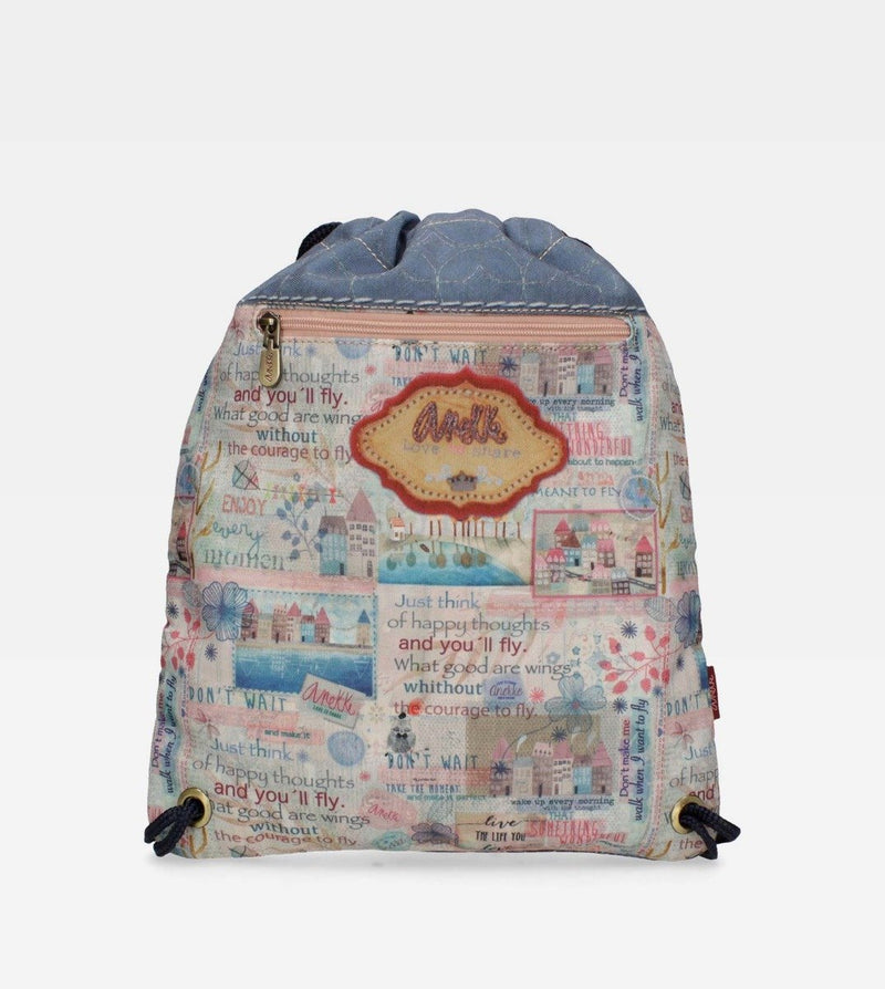 Basic sack in blue tones