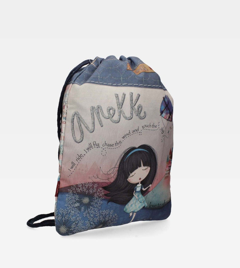Basic sack in blue tones