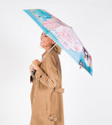 Mediterranean manual folding umbrella