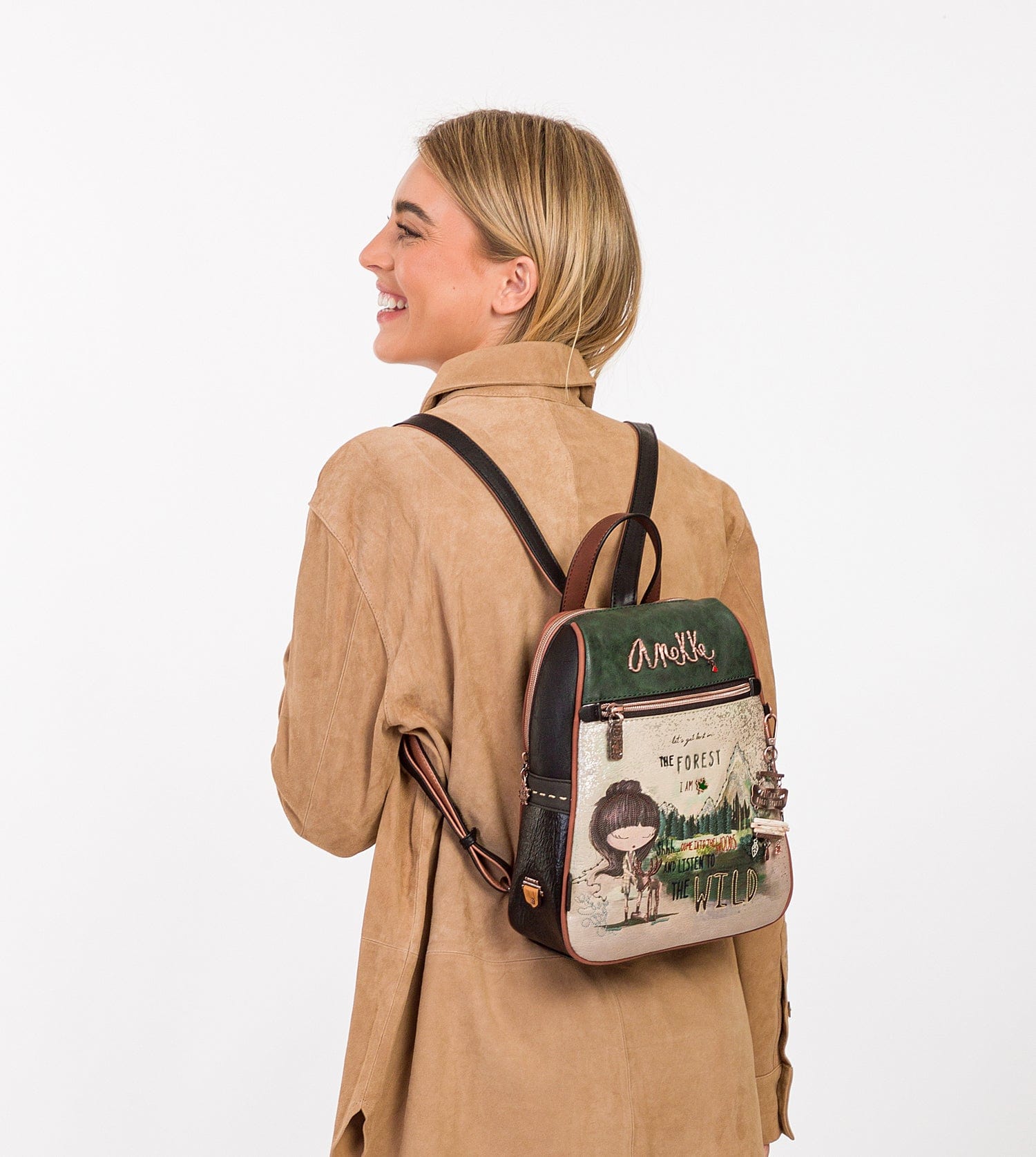 The Forest triangular backpack