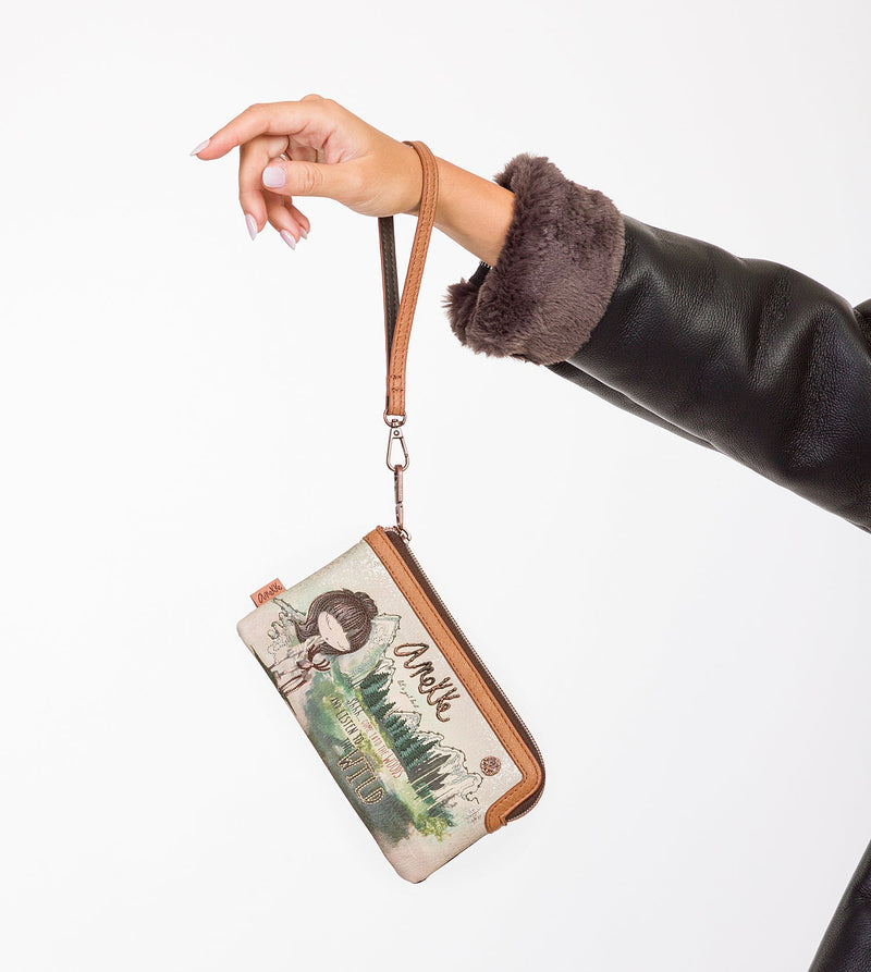 The Forest wallet with hand strap