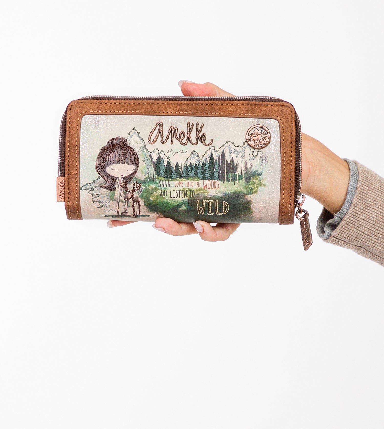 The Forest large printed wallet