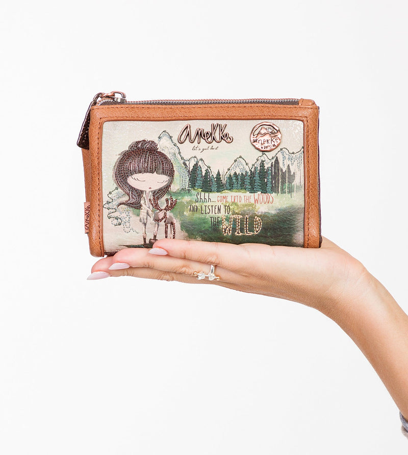 The Forest medium flexible material wallet