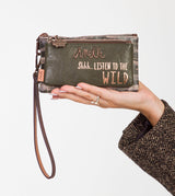 Wild wallet purse with hand strap