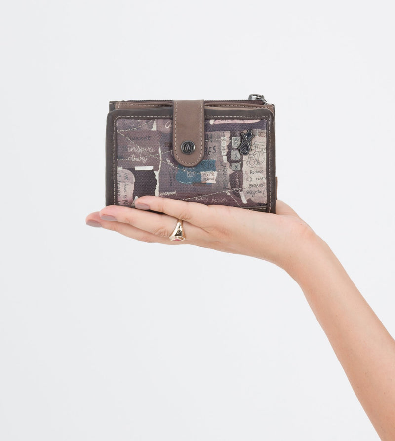 Rune wallet with two closures