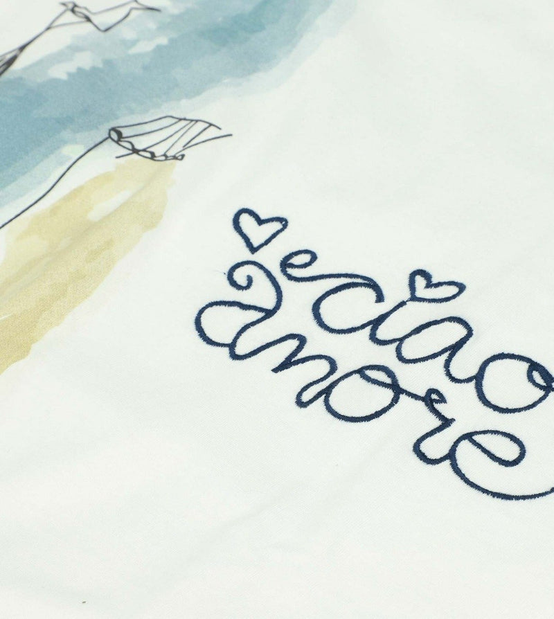white T-shirt printed venezia
